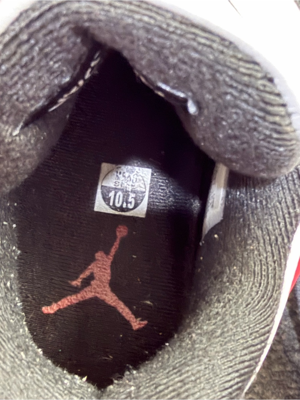 Jordan Men’s Sneakers in Black and Red Accent